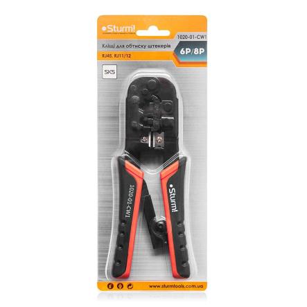 Клещи для обжимки штекеров Sturm 1020-01-CW1