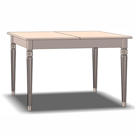 Стол обеденный Мебус Марсель 1400 (+400)х900х775 мм, дуб, пломбир/51 S