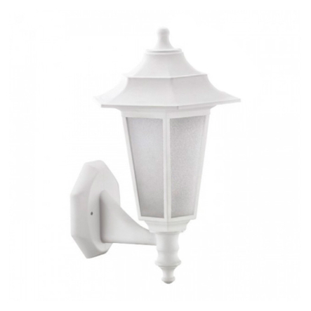 Світильник садово-парковий HOROZ Electric, BEGONYA-2, Е27, білий - 1