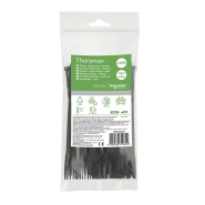 Хомут кабельний SCHNEIDER 150х3.6 чорний (100шт), IMT46255