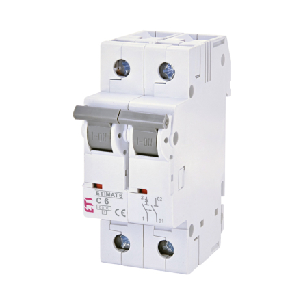 Автоматичний вимикач ETI 6 1P+N з 6А (6 kA) 2142512 - 1