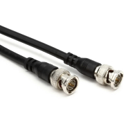 Шнур Tcom&amp;nbsp;3&amp;#8209;0401, 2&amp;nbsp;*&amp;nbsp;BNC&amp;nbsp;M (male), 0,5&amp;nbsp;м, чорний, патч-корд, з'єднувальний