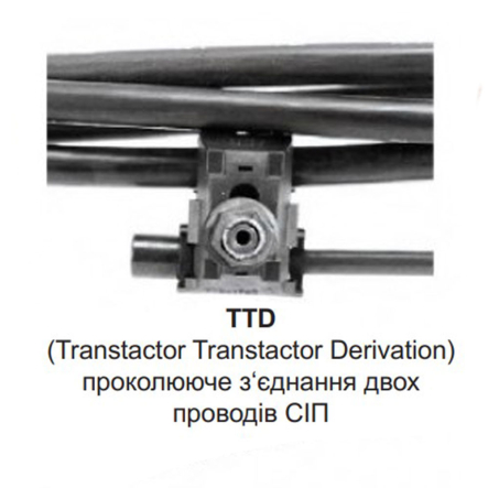 Затискач відгалужувальний проколюючий TTD 151 (М16-95/О 6-35) - 2