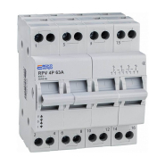 Ручний перемикач вводу резерву АСКО-УКРЕМ RPV 4P 63A, І-0-ІІ, перекидний, A0010220013