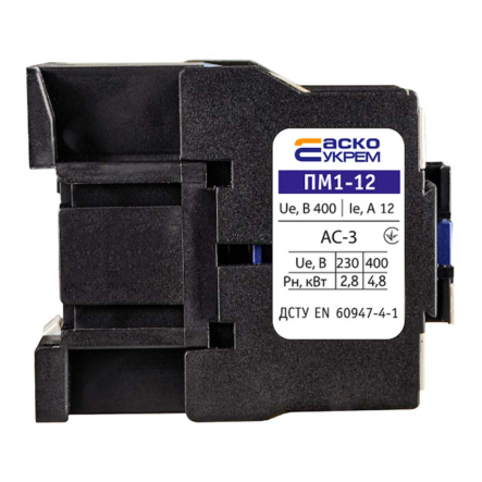Магнитный пускатель АСКО-УКРЕМ ПМ 1-12-10 D7 42B (LC1-D1210), A0040010090