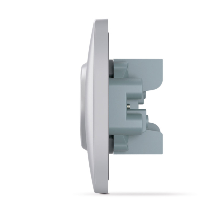 Розетка VIDEX BINERA двойная, серебряный шелк, VF-BNSK2-SS - 6