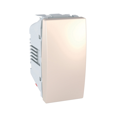 Переключатель одноклавишный 1 модуль, слоновая кость, (сх.6) Schneider Electric Uniсa, MGU3.103.25 - 1