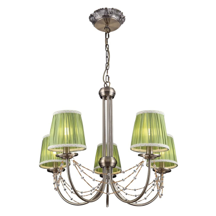 Люстра ALTALUSSE INL-1144P-05 Antique brass, E14, 5x40 Вт - 1