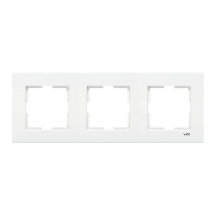 Рамка тройная горизонтальная VIKO KARRE, 90960202, белый - 1
