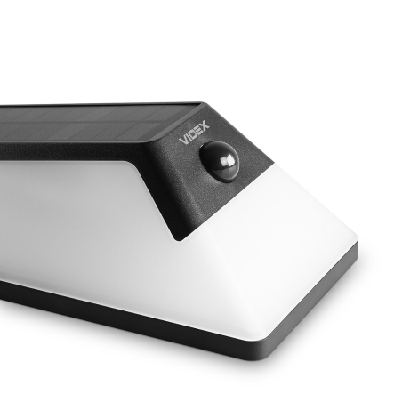 LED светильник на солнечной батарее настенный VIDEX VL-BHSO-003-S, IP54, 500Lm, 5000K
