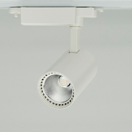 Светильник трековый FERON, AL102 COB, 12W, 960Lm, 2700K, IP40, 80х129х182 мм, белый, 6645