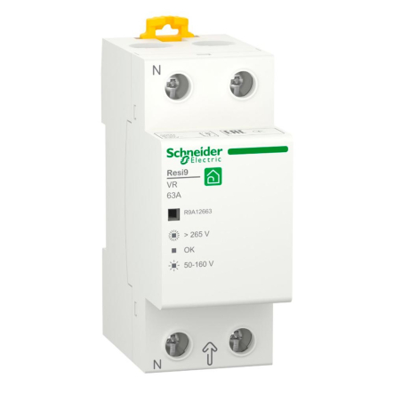 Реле напруги Schneider Electric Resi9 1P+N 63А/230V, R9A12663 - 1