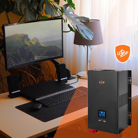 Источник бесперебойного питания 24В, 3500 Вт/5000 Ва, 50 А, чистый синус Logic Power LPE-W-PSW-5000VA