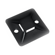 Майданчик 30х30 самоклеюча чорна під хомут (20шт) ІЕК, UHP31-30-020