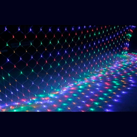 Гирлянда SIRIUS, XD-2, сетка, 96 LED, 1,5х1,5 м, мультицвет - 1