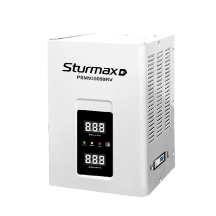 Стабилизатор напряжения Sturmax PSM935000RV, LED, 5000 ВA, настенный - 1