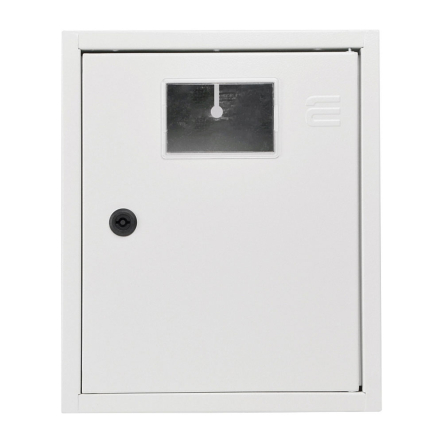 Щит учёта металлический Light АСКО-Укрем, 380x318x125, IP31, навесной, серия UBox, A0260030012