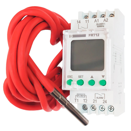Цифрове реле контролю температури Промфактор FRT12 24-240VAC/DC ,50/60HZ - 1