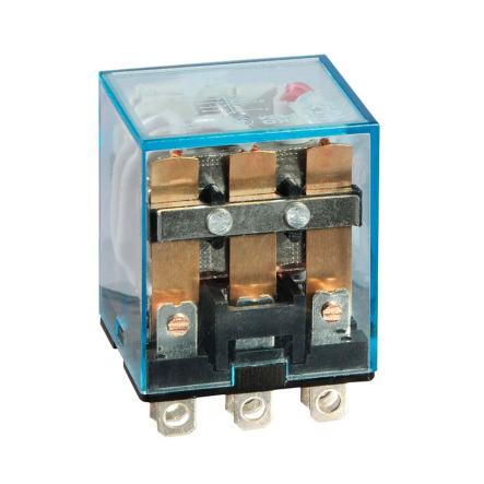 Реле промежуточное АСКО-УКРЕМ, LY3, АС, 10А, 24В, 3CO (3PDT), A0090070003 - 1