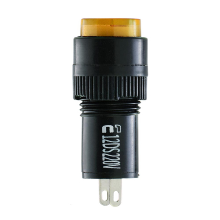 Сигнальная арматура АСКО-УКРЕМ AD22E-12DS, 220V АC, жовта, A0140030192