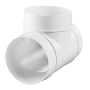 Тройник ВЕНТС 131, d 100 мм, 0000225434