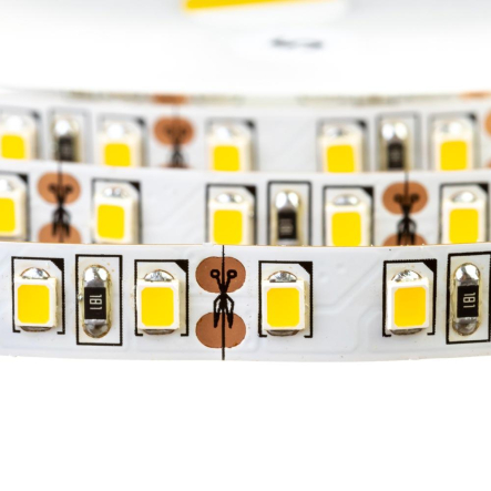 Светодиодная лента белая теплая 12V Motoko smd3528 120led/м 9,6W/м IP20 AVT