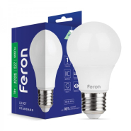 Лампа світлодіодна Feron LB-907, 7 Вт, 4000K, E27, 220 В, A55, 7228