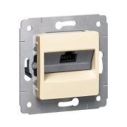 Розетка RJ45 UTP Legrand Cariva, 773741, слоновая кость