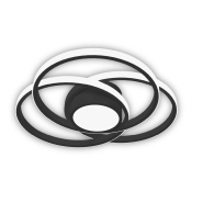 Світильник SMART VIOLUX FORSAGE 100W, 3000K-5000K, 5000Lm, чорний пульт, 480мм, 220765