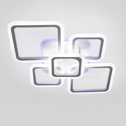 Люстра LED VATAN light 1140/2+3 біла - 1