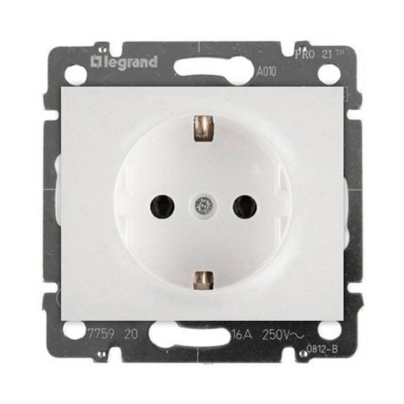 Лицевая панель 2П+3 Legrand Galea Life, 777020, белая - 1