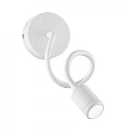 Бра Led Ideal Lux Focus AP1 Bianco 97183, 3W, 200Lm, 3000K, білий - 1
