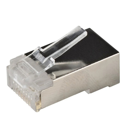 Разьем RJ45, 8P8C(A) FTP для кабеля кат 5Е, TNSy5503256 Разьем RJ45, 8P8C(A) FTP для кабеля кат 5Е, TNSy5503256