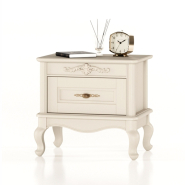 Тумба прикроватная Мебус PALERMO 1Ш, 540 х 370 х 510 мм, дуб, ваниль