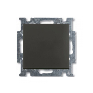 Вимикач одноклавішний чорний шато