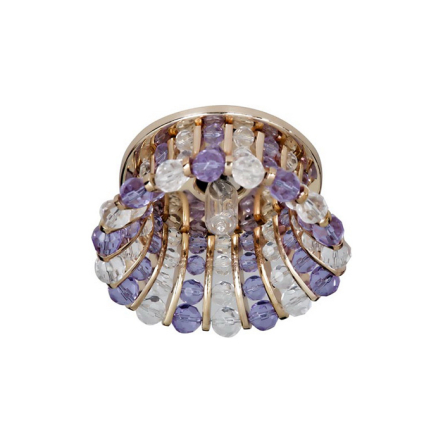 Світильник точковий Feron СD2120, MR16, GU5.3, 50W, прозорий/бузковий/золото - 1