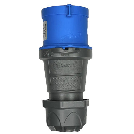 Вилка силовая 3/16А, IP44, 250V, TP Electric