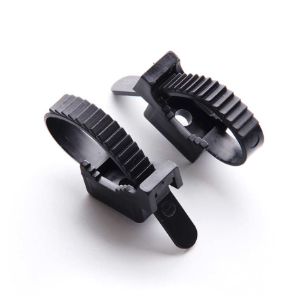 Крепеж ремешковый APRO КР-22, 7 * 80 мм., черный, кабель 5 - 25 мм, под дюбель 4 мм, 51169