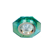 Светильник точечный Feron 8120-2, MR16, GU5.3, 50W, зеленый/серебро