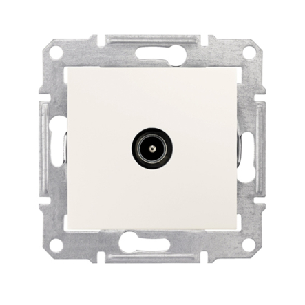 Розетка TV концевая 1db Schneider Electric Sedna, слоновая кость, SDN3201623 - 1