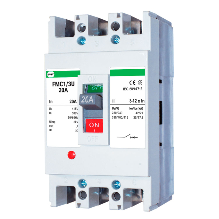Автоматический выключатель Promfactor АВ3001, 20А, Н, 3Р, 15kA, FMC13U0020 - 1