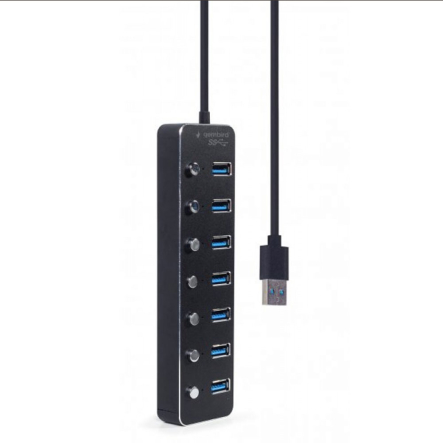 Хаб Gembird UHB-U3P7P-01 на 7 портов USB 3.0