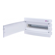 Щит внутрішній розподільний ETI ECМ 18PO, 18 модулів, пластиковий, білі двері, 1101019