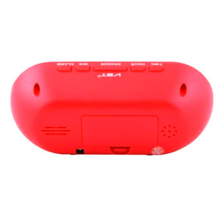 Годинник VST-712Y-1, червоний, USB - 3