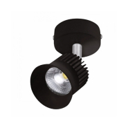 Світильник спот накладний HOROZ Electric, Beyrut, СОВ, 5W, 4200К, 320Lm, чорний, 017-001-0005-020