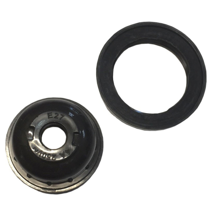 Патрон подвесной с кольцом карболит Е27, чёрный, TNSy, 5000843