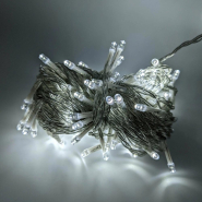 Гирлянда-удлинитель VELMAX V-SSL линейная 10м, 100LED, 7500K, прозрачный кабель, IP65, 21-54-08