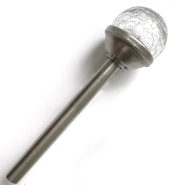 Светильник садововый RIGHT HAUSEN SOLAR, Village, orange fire LED, 36см, черный HN-212216