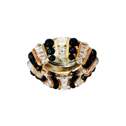 Світильник точковий Feron CD2121, MR16, GU5.3, 50W, прозорий чорний/золото - 1