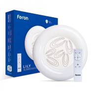 Світильник LED Feron, LILY, AL5900, 80W, 5600Lm, 3000K-6500K, 480х85 мм, 6877